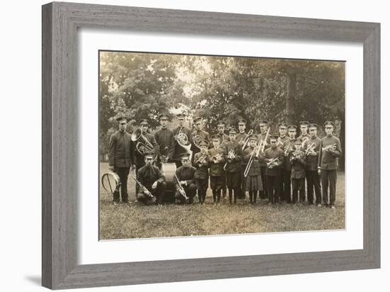 Marching Band-null-Framed Art Print