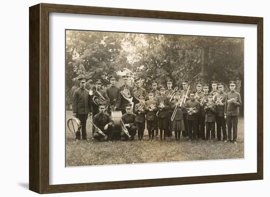 Marching Band-null-Framed Art Print