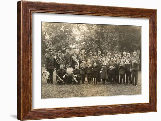 Marching Band-null-Framed Art Print