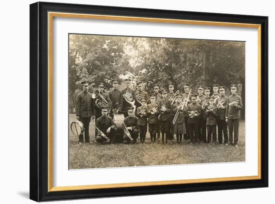 Marching Band-null-Framed Art Print