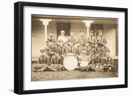 Marching Band-null-Framed Art Print