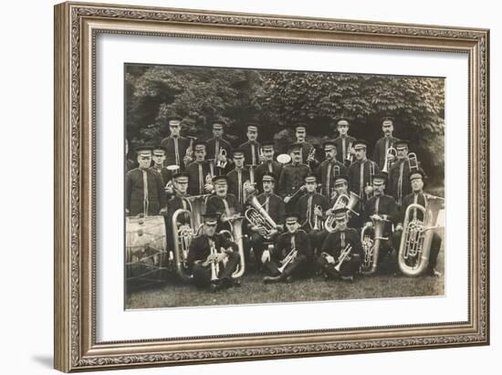 Marching Brass Band-null-Framed Art Print