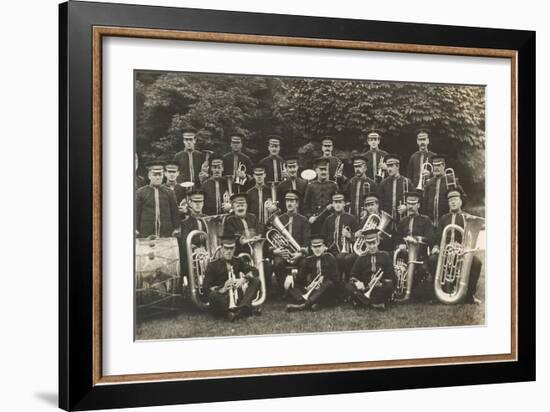 Marching Brass Band-null-Framed Art Print