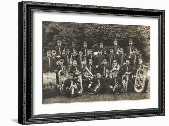 Marching Brass Band-null-Framed Art Print