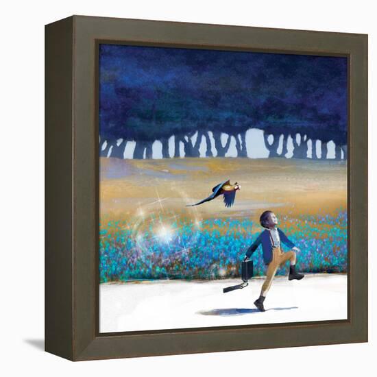 Marching-Nancy Tillman-Framed Stretched Canvas