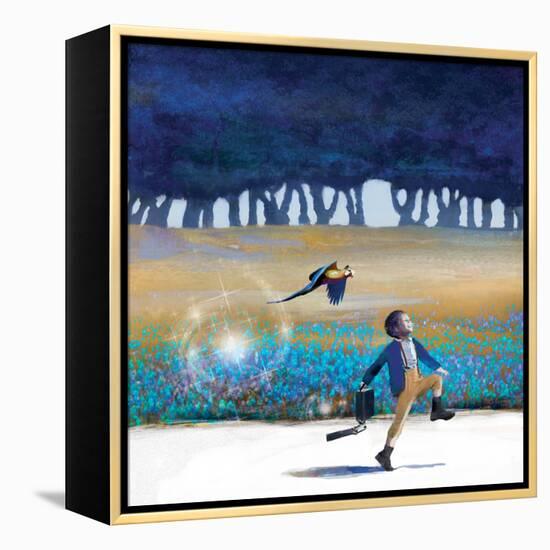 Marching-Nancy Tillman-Framed Stretched Canvas