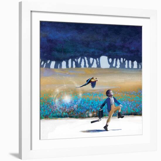 Marching-Nancy Tillman-Framed Giclee Print