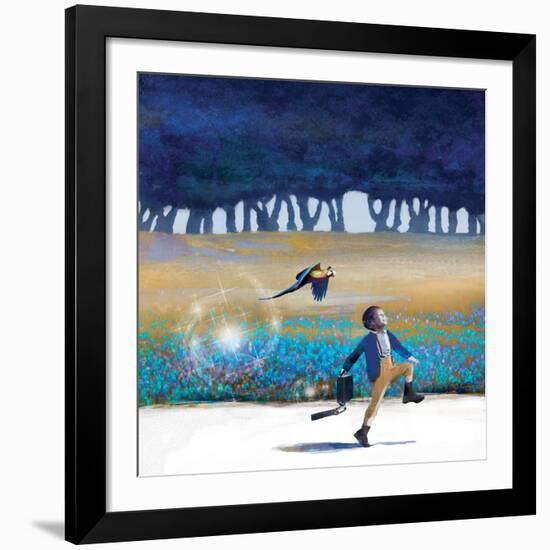 Marching-Nancy Tillman-Framed Giclee Print