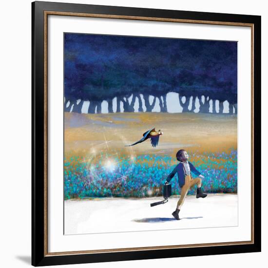 Marching-Nancy Tillman-Framed Giclee Print