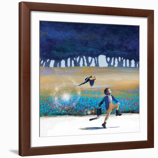 Marching-Nancy Tillman-Framed Giclee Print