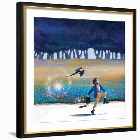 Marching-Nancy Tillman-Framed Giclee Print