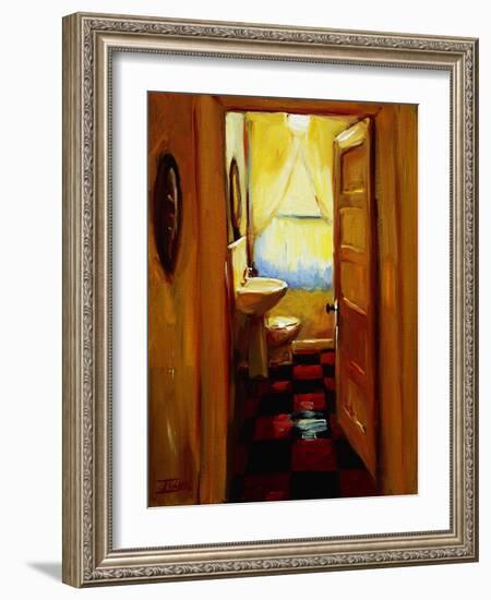 Marci's Bathroom-Pam Ingalls-Framed Giclee Print