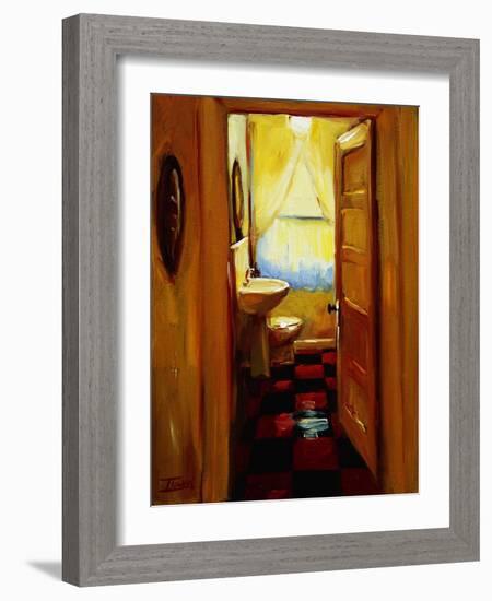 Marci's Bathroom-Pam Ingalls-Framed Giclee Print