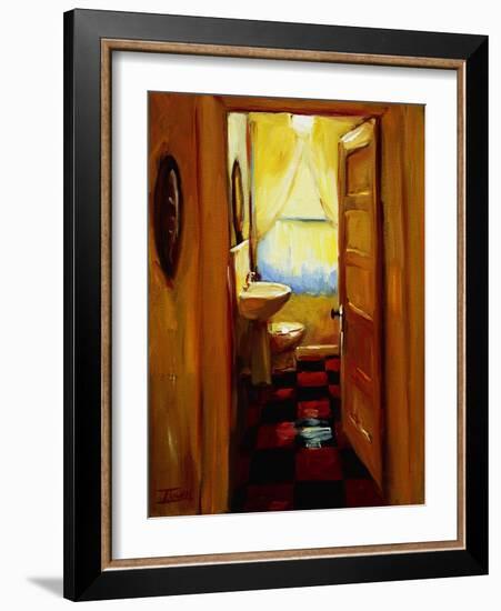 Marci's Bathroom-Pam Ingalls-Framed Giclee Print