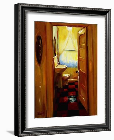 Marci's Bathroom-Pam Ingalls-Framed Giclee Print