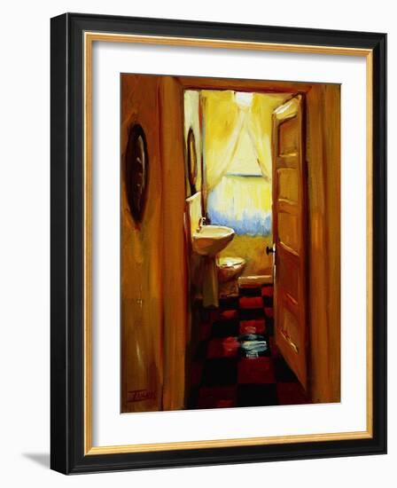 Marci's Bathroom-Pam Ingalls-Framed Giclee Print