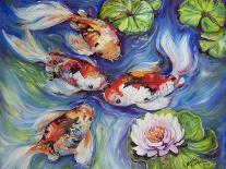 Happiness Koi Dance-Marcia Baldwin-Framed Giclee Print