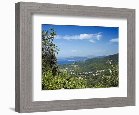 Marciana Marina and Procchio, Isola D'Elba, Elba, Tuscany, Italy-Nico Tondini-Framed Photographic Print