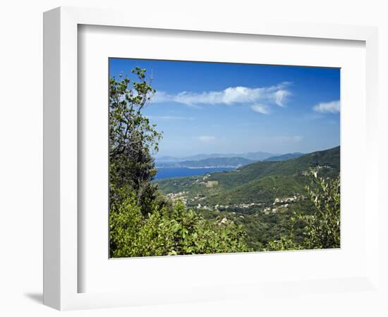 Marciana Marina and Procchio, Isola D'Elba, Elba, Tuscany, Italy-Nico Tondini-Framed Photographic Print