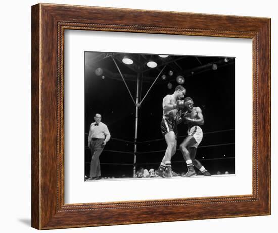 Marciano and Robinson, 1954-null-Framed Giclee Print