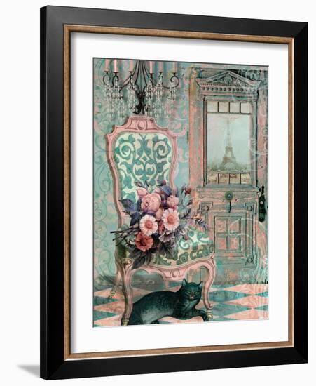 Marcie in Paris-Mindy Sommers-Framed Giclee Print
