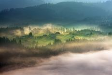 Sunrise in Val d'Orcia-Marcin Sobas-Framed Photographic Print