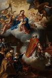 The Vision of St. Philip Neri, 1721-Marco Benefial-Framed Premier Image Canvas