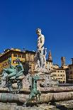 Fountain of Neptune by Bartolomeo Ammannati in Piazza della Signoria, Florence, UNESCO World Herita-Marco Brivio-Photographic Print