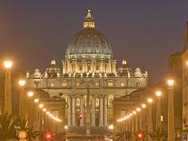 St. Peter's Basilica and Conciliazione Street, Rome, Lazio, Italy, Europe-Marco Cristofori-Photographic Print