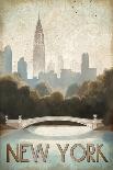 City Skyline New York Vintage V2-Marco Fabiano-Art Print