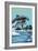 Marco Island - Dolphins Jumping-Lantern Press-Framed Art Print