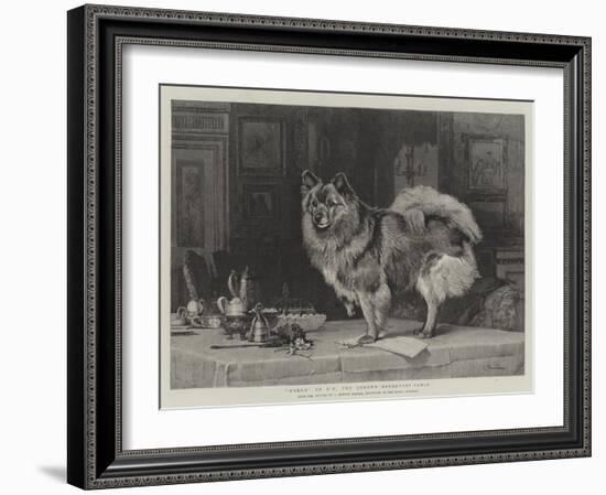 Marco on Hm the Queen's Breakfast-Table-Charles Burton Barber-Framed Giclee Print