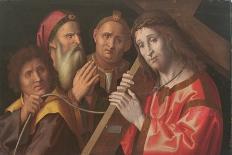 Christ Carrying the Cross and Two Saints-Marco Palmezzano-Framed Giclee Print