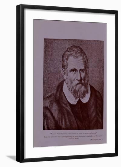 Marco Polo, Frontispiece from the Book of Ser Marco Polo, Ed. Yule, Pub. 1903-null-Framed Giclee Print