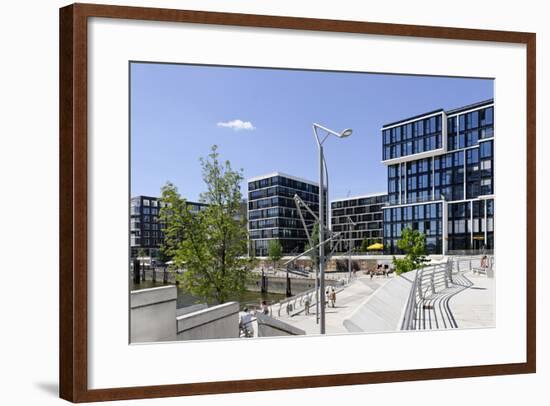 Marco Polo Terraces, Grasbrookhafen, Hafencity, Hanseatic City of Hamburg, Hamburg, Germany-Axel Schmies-Framed Photographic Print