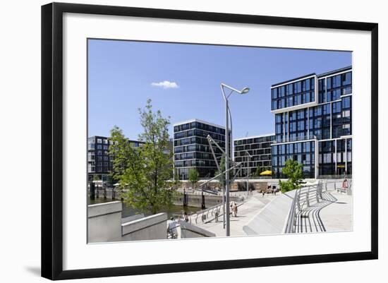 Marco Polo Terraces, Grasbrookhafen, Hafencity, Hanseatic City of Hamburg, Hamburg, Germany-Axel Schmies-Framed Photographic Print