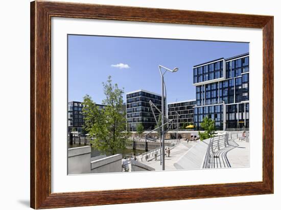 Marco Polo Terraces, Grasbrookhafen, Hafencity, Hanseatic City of Hamburg, Hamburg, Germany-Axel Schmies-Framed Photographic Print