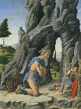 La Vierge Avec Un Lys (Avec L'enfant Jesus Sur Un Trone, Entoure De Deux Anges) - Virgin with a Lil-Marco Zoppo-Framed Giclee Print