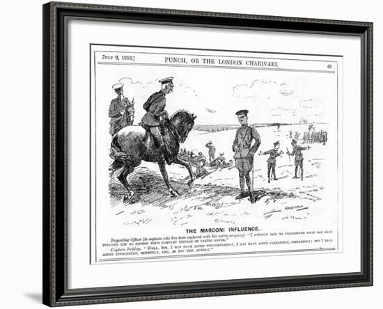 Marconi Shares Scandal, 1913-Leonard Raven-hill-Framed Giclee Print