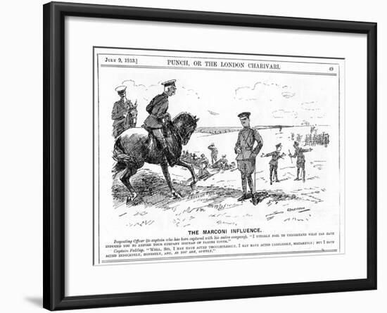 Marconi Shares Scandal, 1913-Leonard Raven-hill-Framed Giclee Print