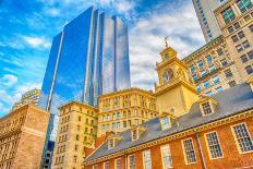 Boston Skyline-marcorubino-Premier Image Canvas