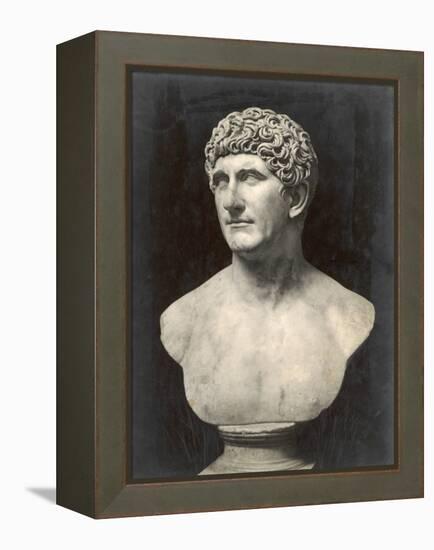 Marcus Antonius (Mark Anthony) Roman Statesman and Triumvir: Portrait Bust-null-Framed Premier Image Canvas