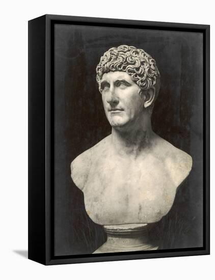 Marcus Antonius (Mark Anthony) Roman Statesman and Triumvir: Portrait Bust-null-Framed Premier Image Canvas