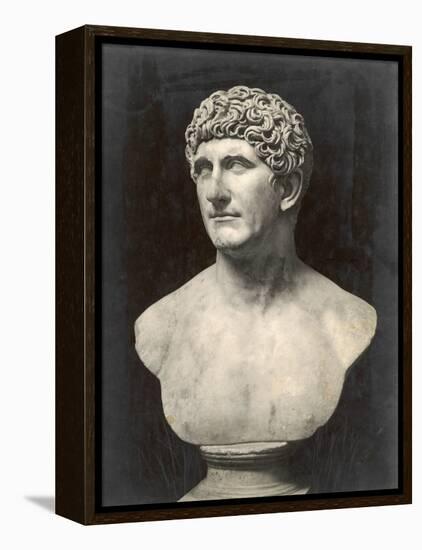 Marcus Antonius (Mark Anthony) Roman Statesman and Triumvir: Portrait Bust-null-Framed Premier Image Canvas