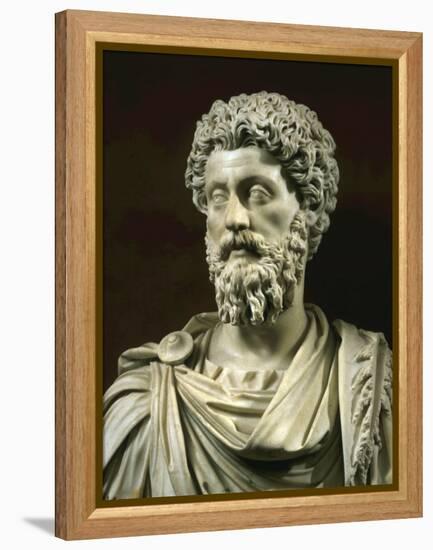 Marcus Aurelius, 121-180, Roman Emperor-null-Framed Premier Image Canvas