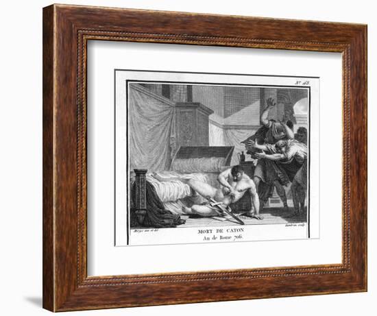 Marcus Cato Uticensis Opposing Caesar-Augustyn Mirys-Framed Photographic Print