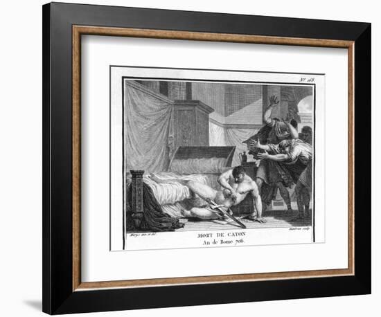 Marcus Cato Uticensis Opposing Caesar-Augustyn Mirys-Framed Photographic Print