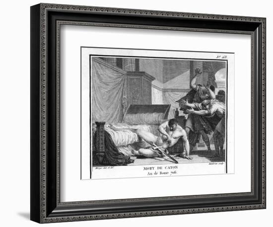 Marcus Cato Uticensis Opposing Caesar-Augustyn Mirys-Framed Photographic Print