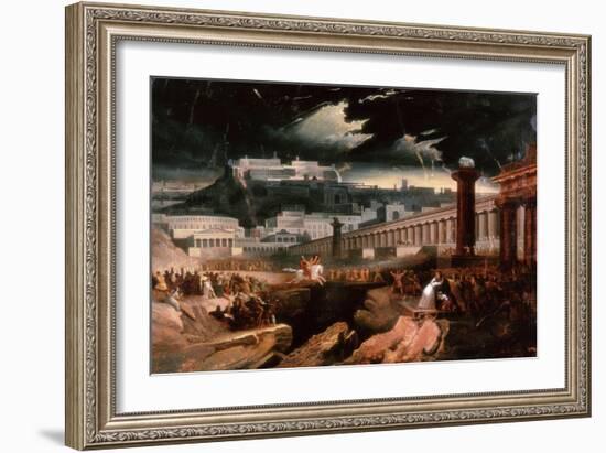 Marcus Curtius, C.1827-John Martin-Framed Giclee Print