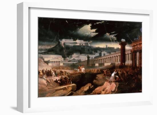 Marcus Curtius, C.1827-John Martin-Framed Giclee Print